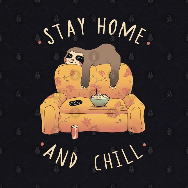 Stay Home and Chill by Vincent Trinidad Art
